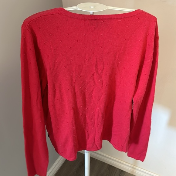 Soulmate pink cardigan sweater size L - Picture 5 of 10